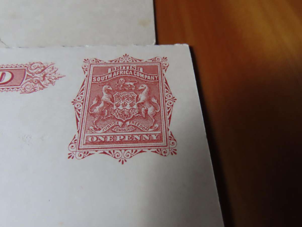 Stamps - Mashonaland - British South Africa Company - 2 Postcards 1 Reply Paid 1d each