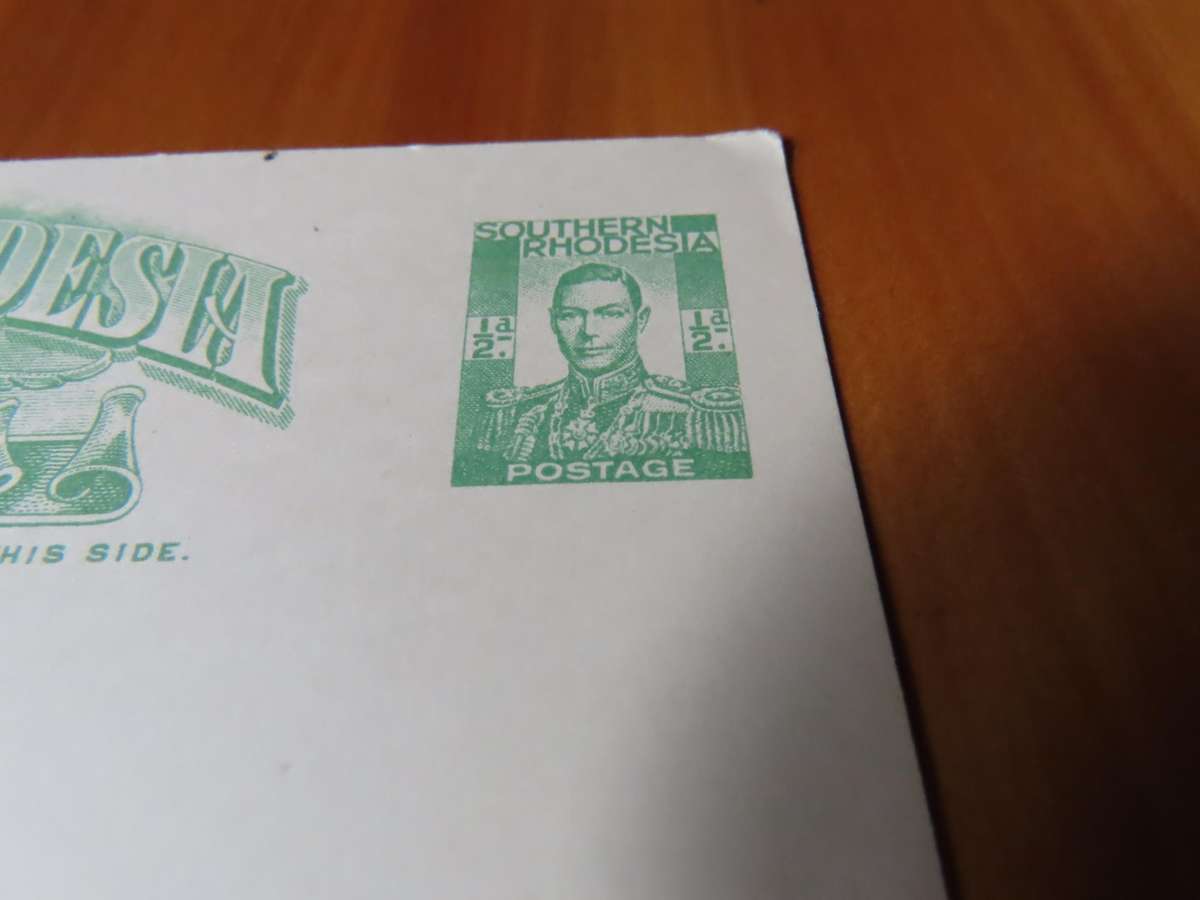 Stamps - Rhodesia- British South Africa Company - 3 Postcards 1 Reply Paid 1d 1 1/2d and 1/2d