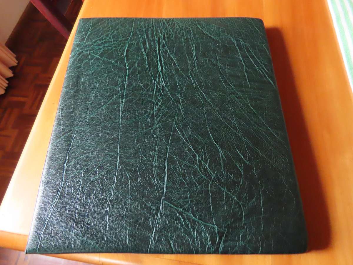 Lighthouse Green Coin Album - 8 Pages with Red Cards Seperating Pages