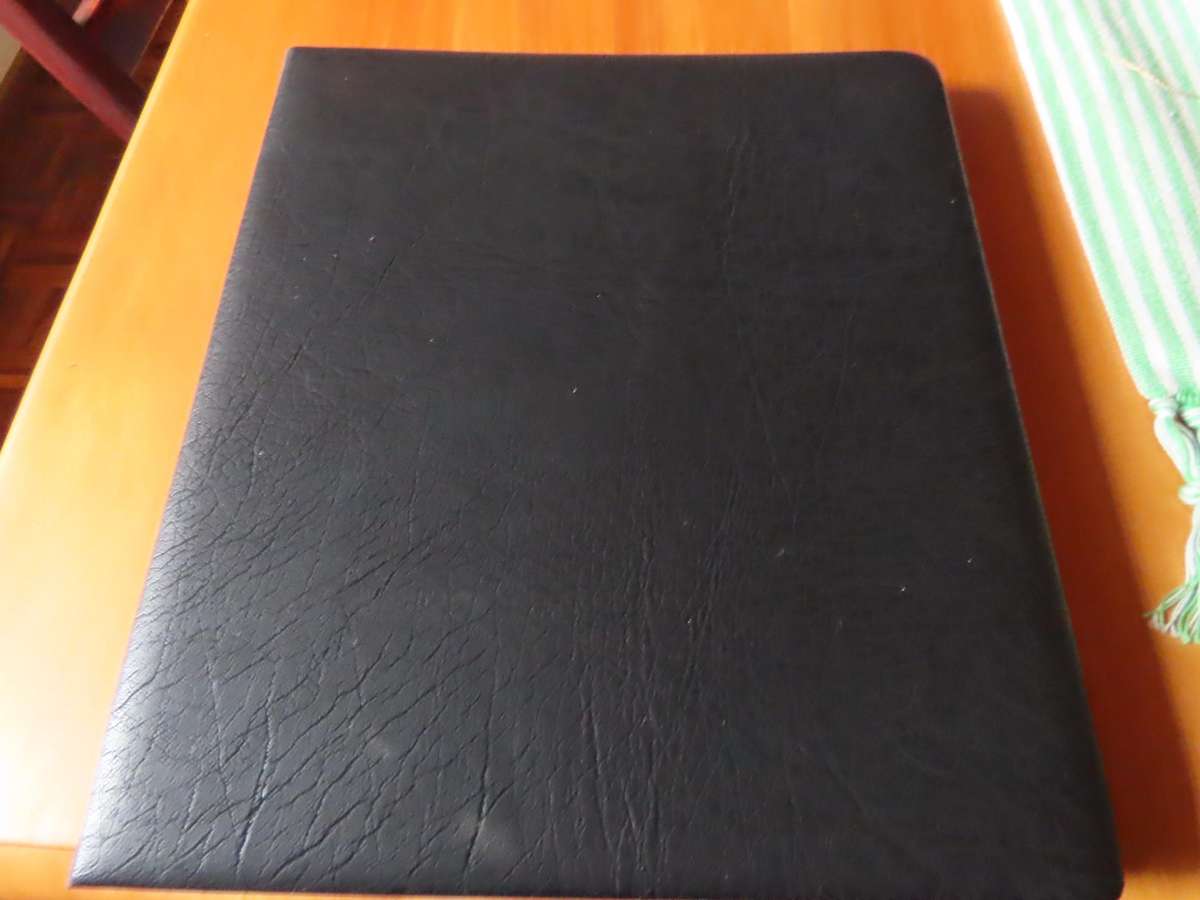 Lighthouse Black Coin Album - 8 Pages with Red Cards Seperating Pages