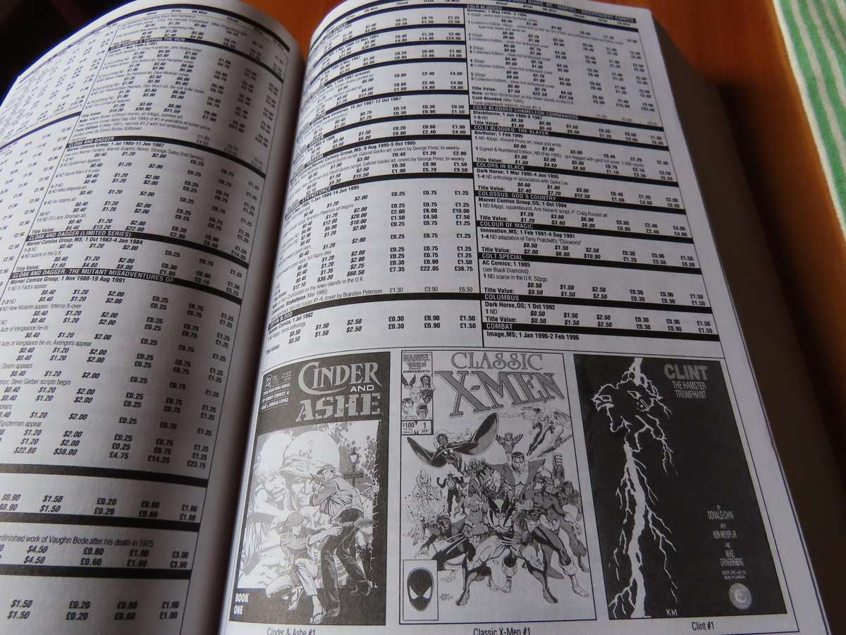 The Comic Book Price Guide - Outdated Prices but Comic Info Good