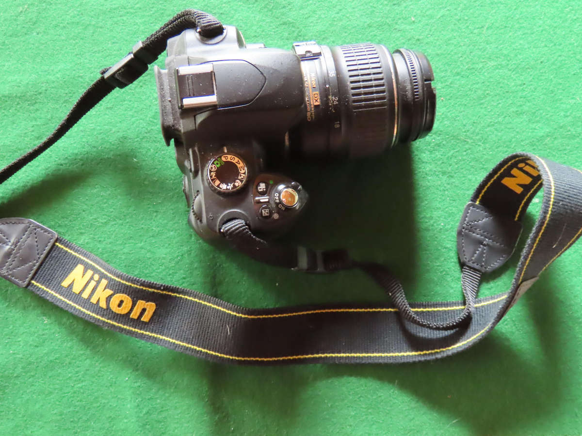 Nikon D60 Camera-with 18-55mm 1:3.5-5.46GII Nikon Lens-No Battery or Charger-Relisted due to no pay.
