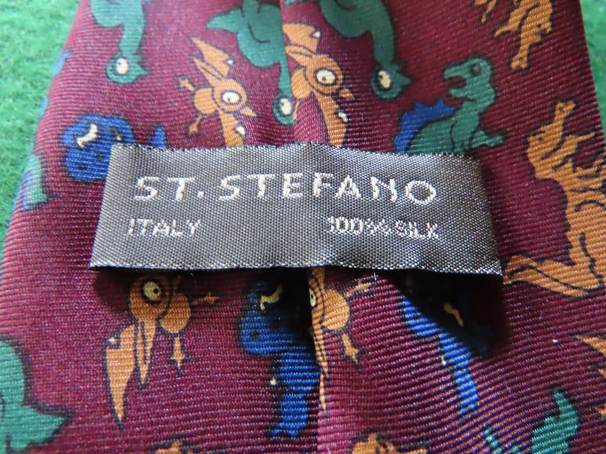 St. Stefano - Italy - 100% Silk Tie - Dragons