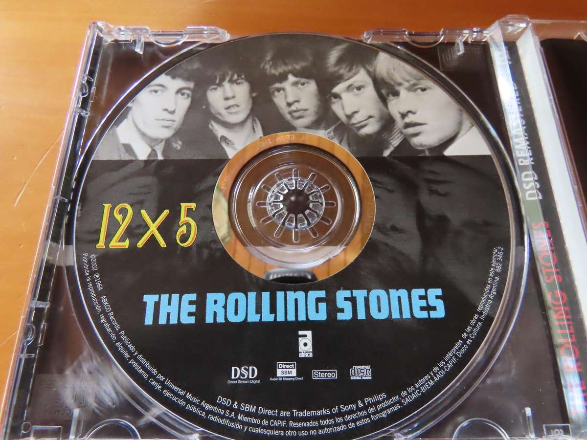 CD - The Rolling Stones - 12 x 5