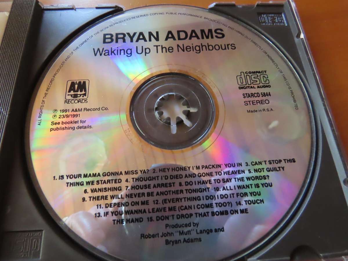 CD - Bryan Adams - Waking Up The Neighbours