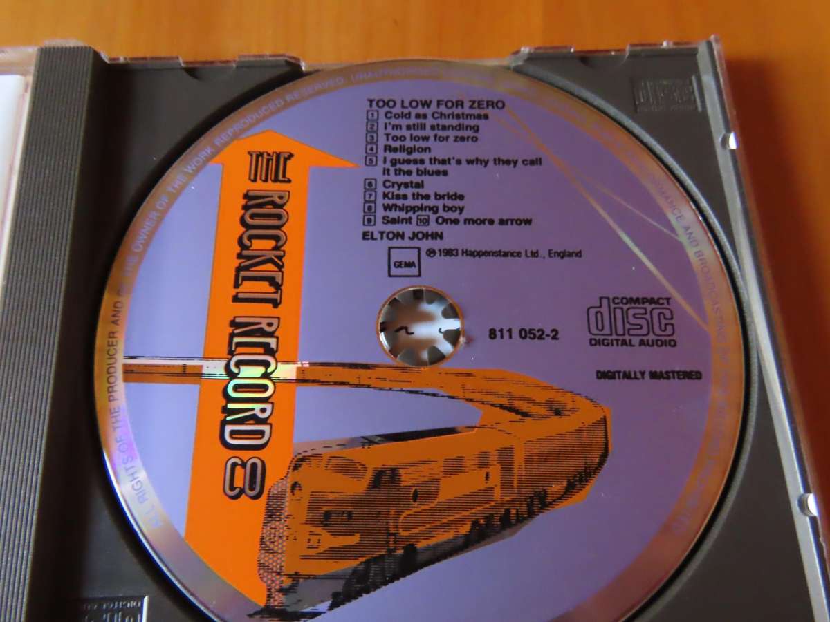 CD - Elton John - Too Low For Zero