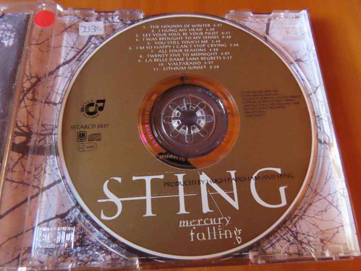 CD - Sting - Mercury Falling