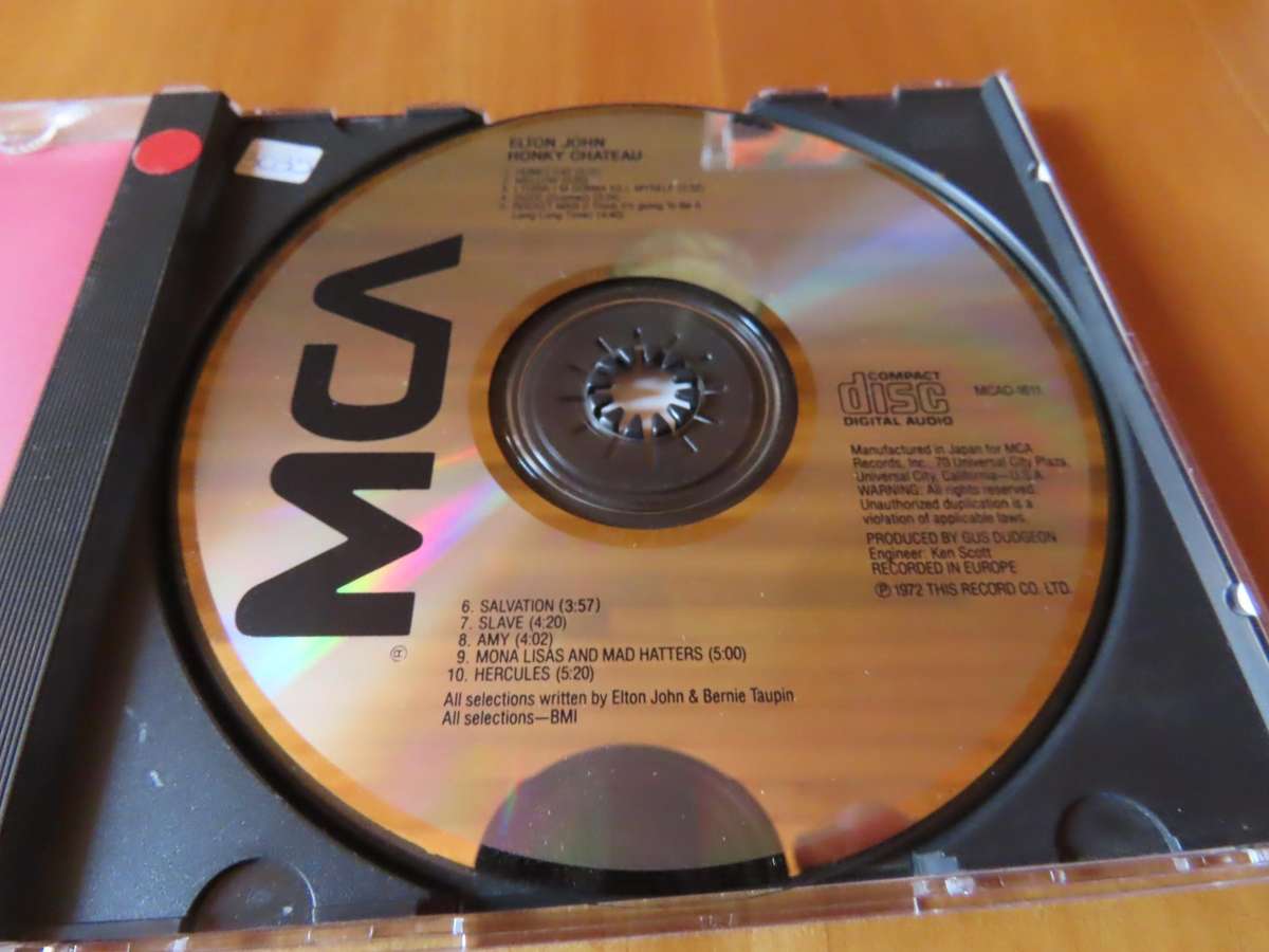 CD - Elton John - Honky Chateau