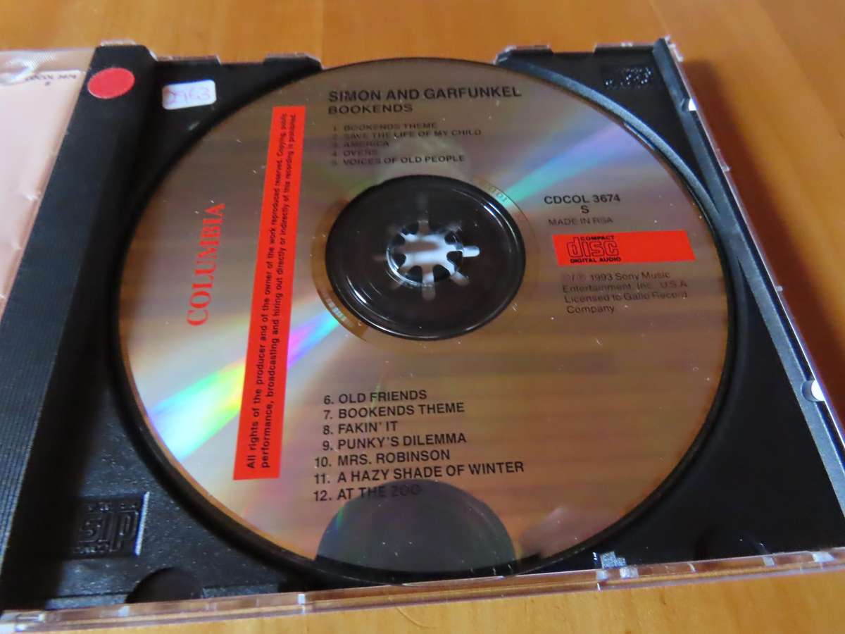 CD - Simon and Garfunkel - Bookends