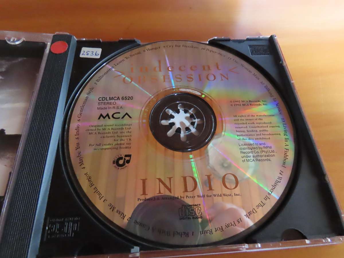 CD - Indecent Obsession - Indio