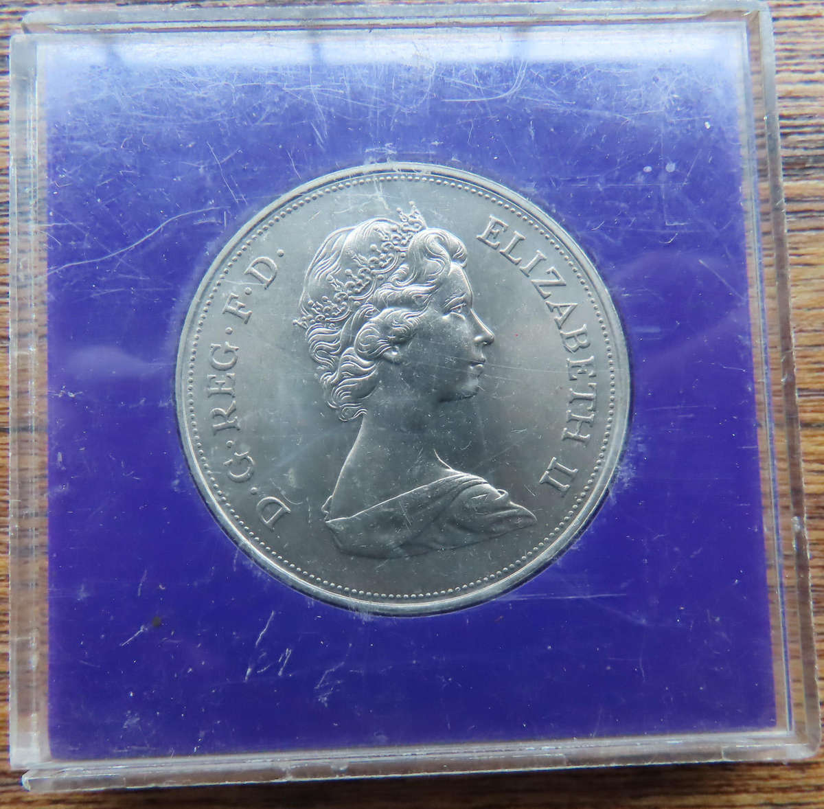 Great Britain - 1972 Silver Wedding Anniversary encased in Plastic