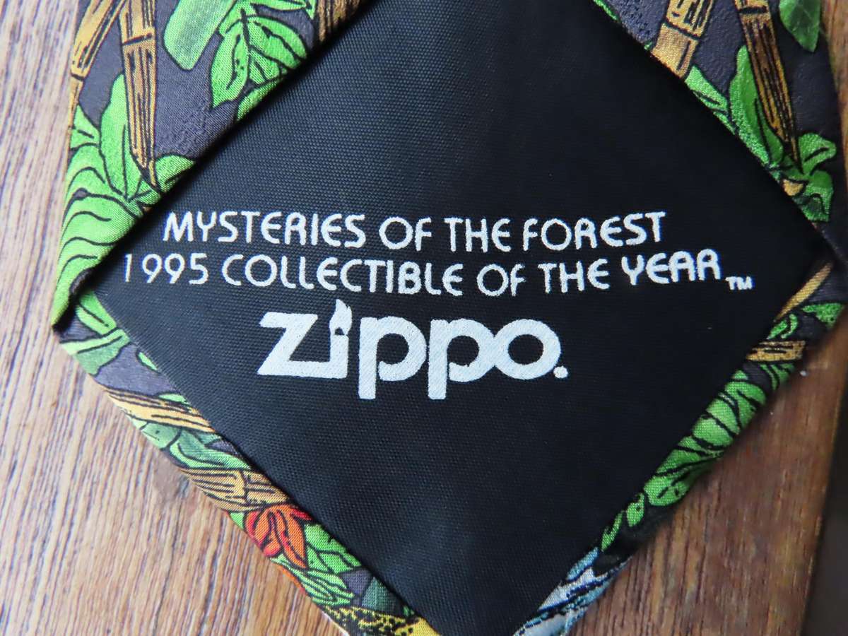 Zippo Tie - Mysteries of The Forest 1995 Collectible of The Year