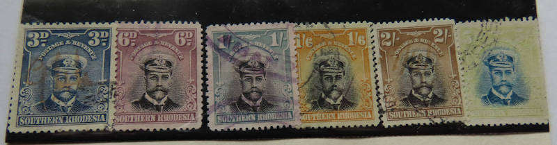 Rhodesia - 1924 Definitive Set Selection Used