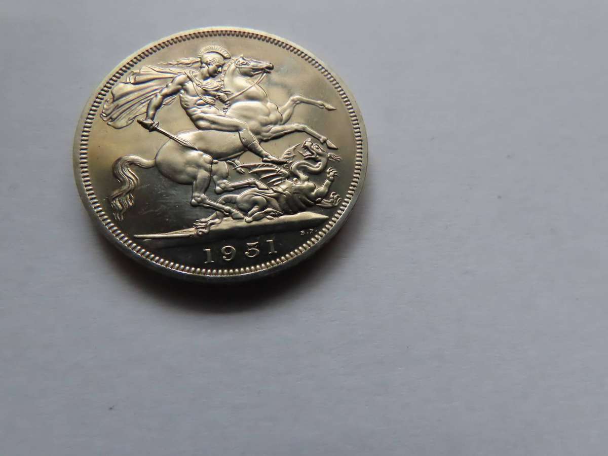 Great Britain - 1951 Festival of Britain - Five Shilling Coin Boxed With Papers