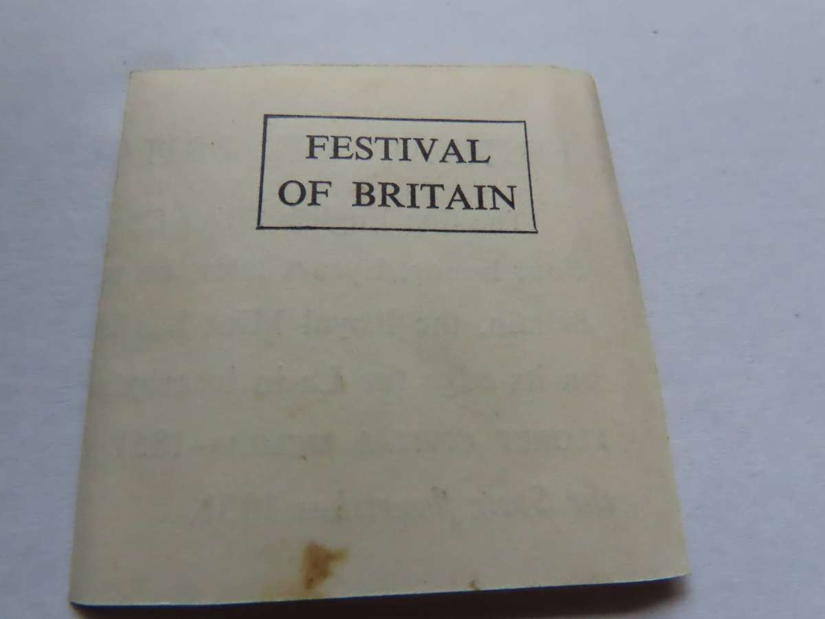 Great Britain - 1951 Festival of Britain - Five Shilling Coin Boxed With Papers