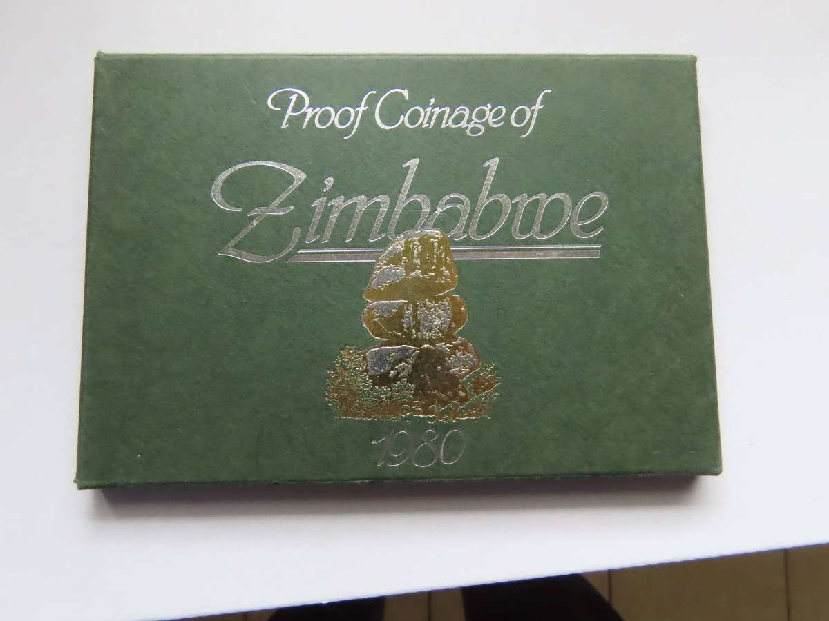 Zimbabwe - 1980 Sealed Proof Coinage Set