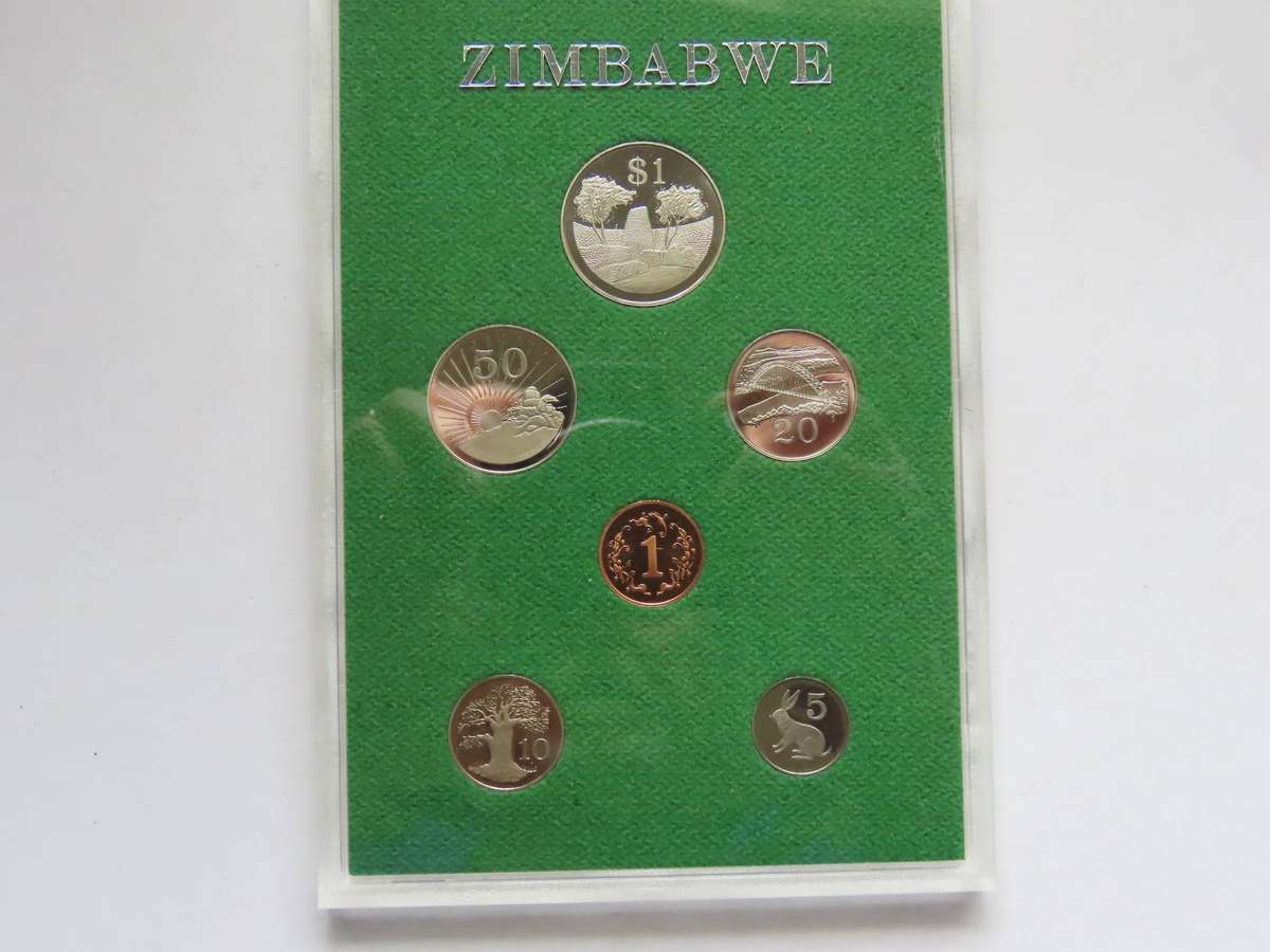 Zimbabwe - 1980 Sealed Proof Coinage Set