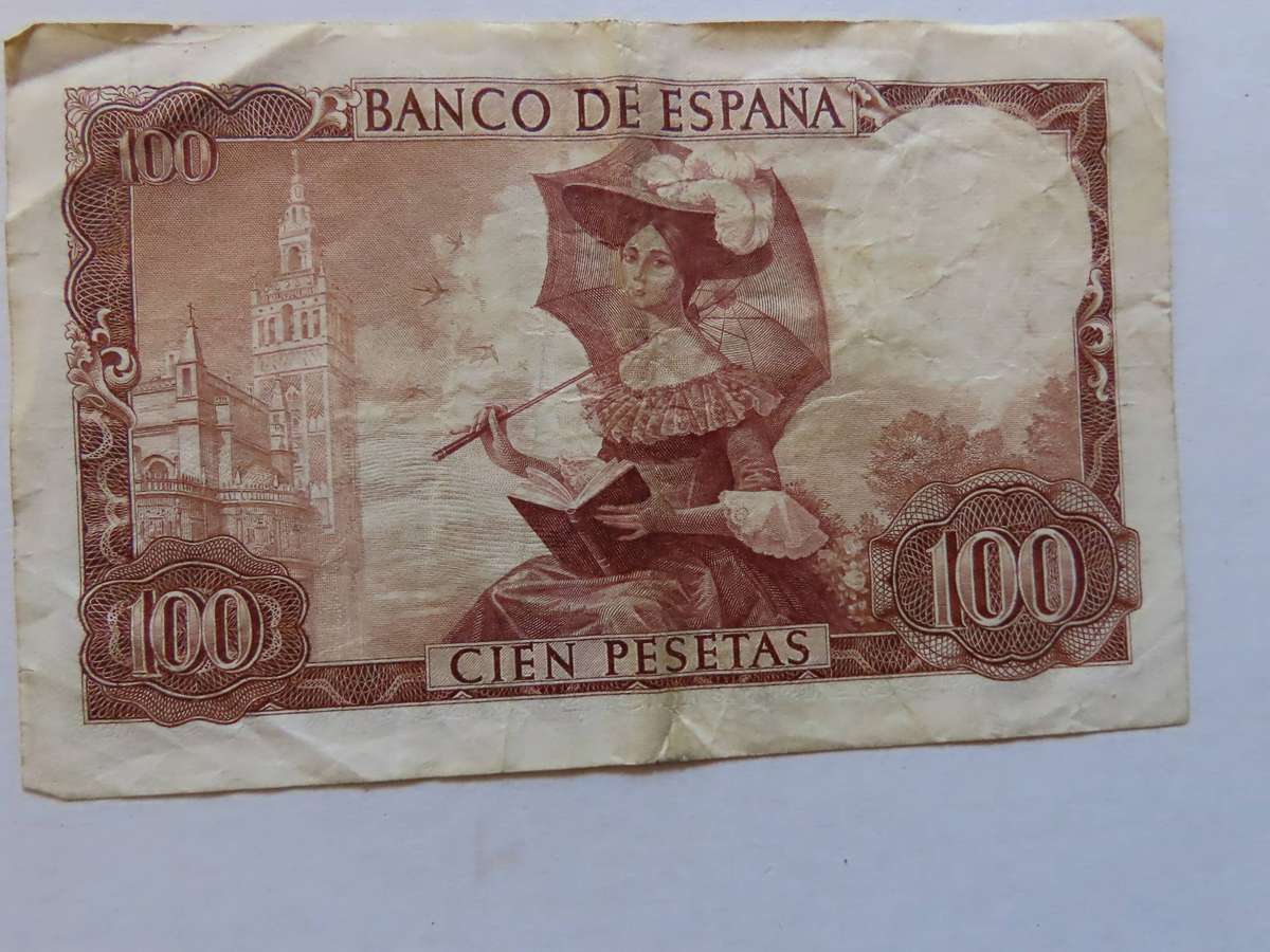 Spain - Banco De Espana -100 Pesetas 19 November 1965