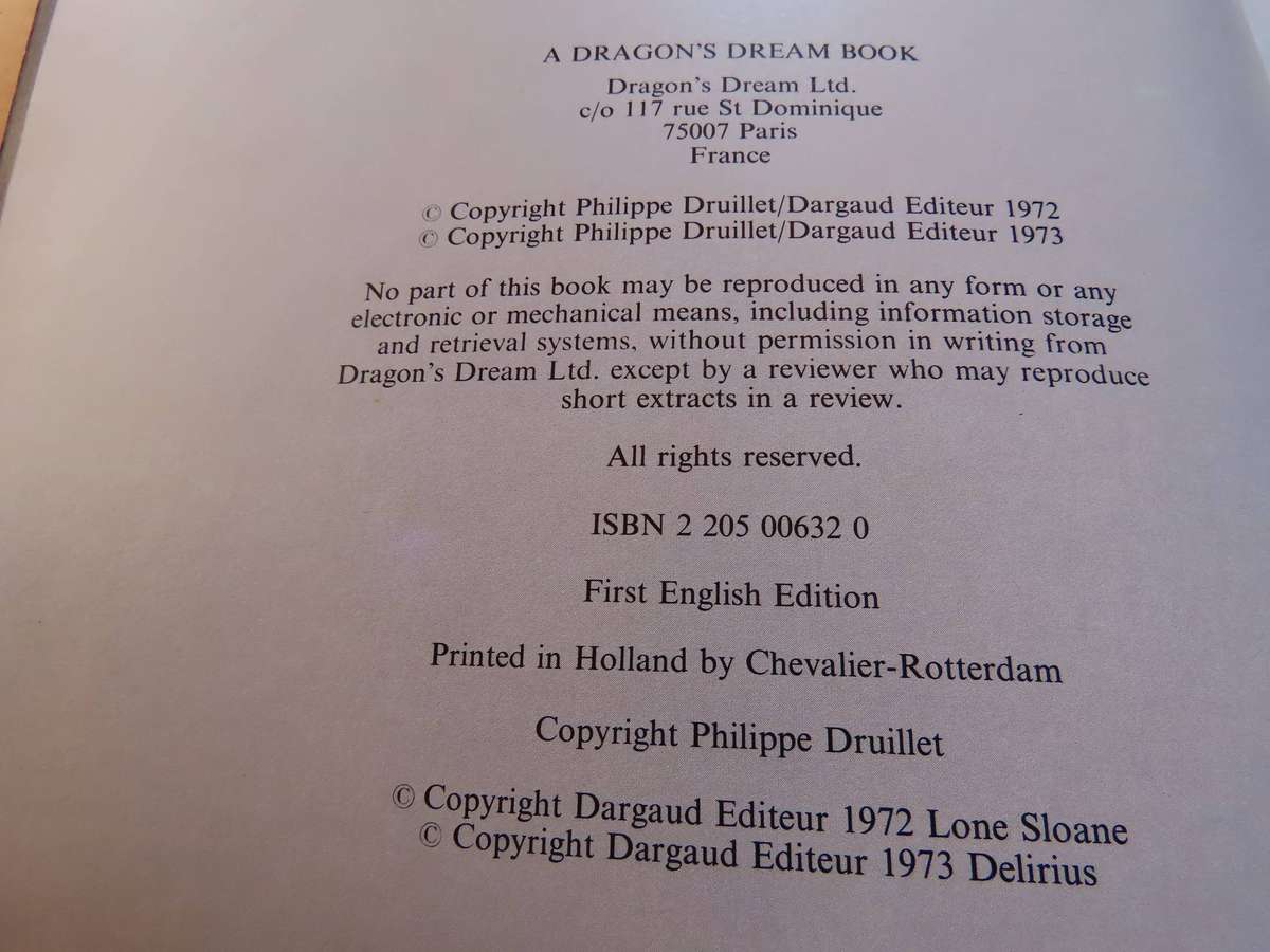 Lone Sloane Delirius - Philippe Druillet