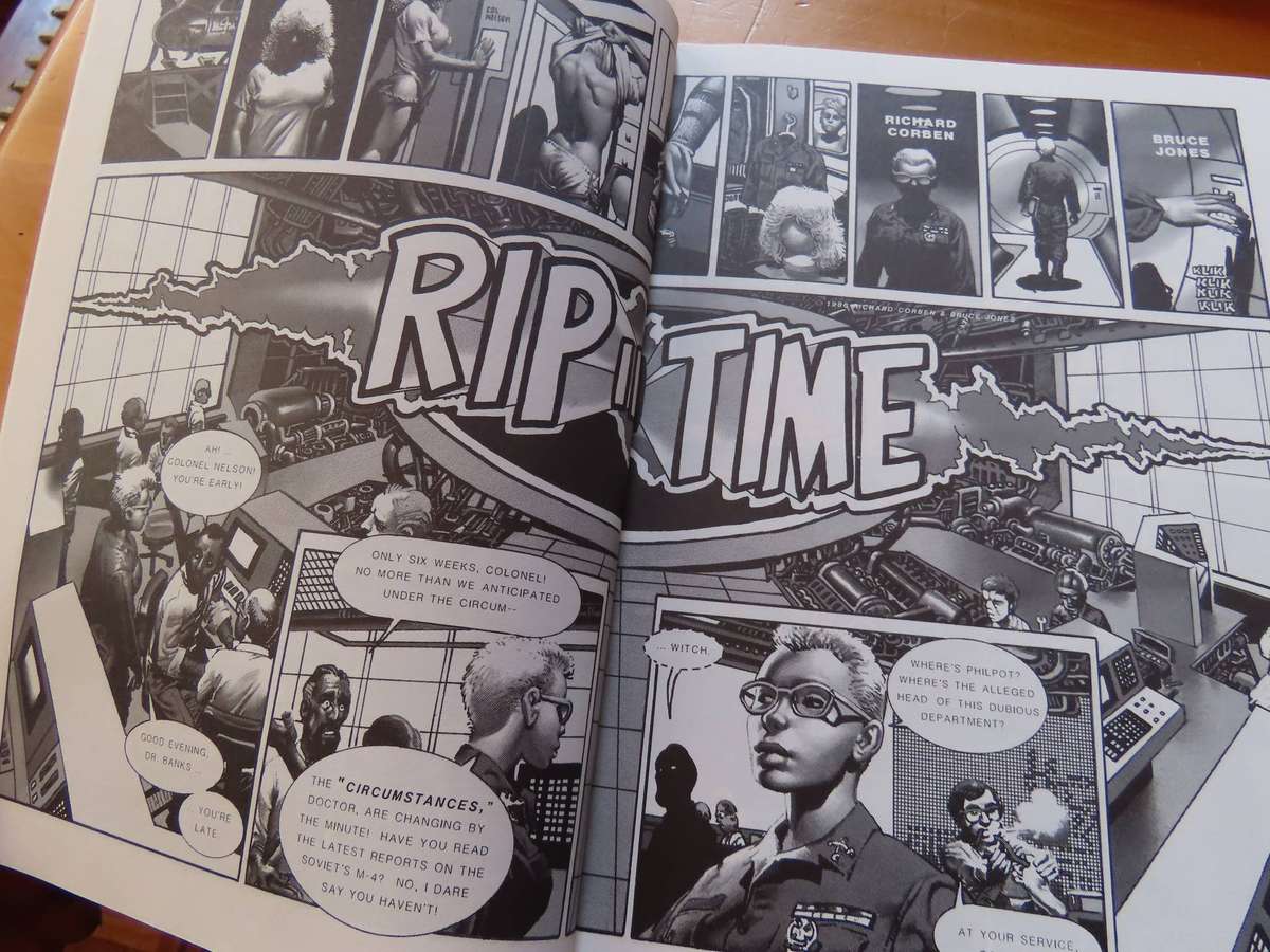 Rip In Time - Bruce Jones and Richard Corben - Black and White Adventure Story