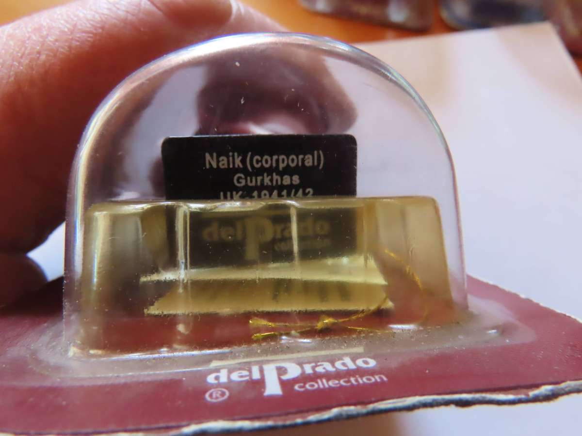 Del Prado - Encased Military Model - Naik (Corporal) Gurkhas - UK 1941-42