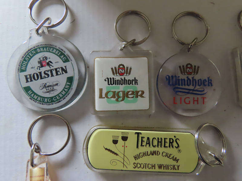 Liquor Key Rings - 10 Different