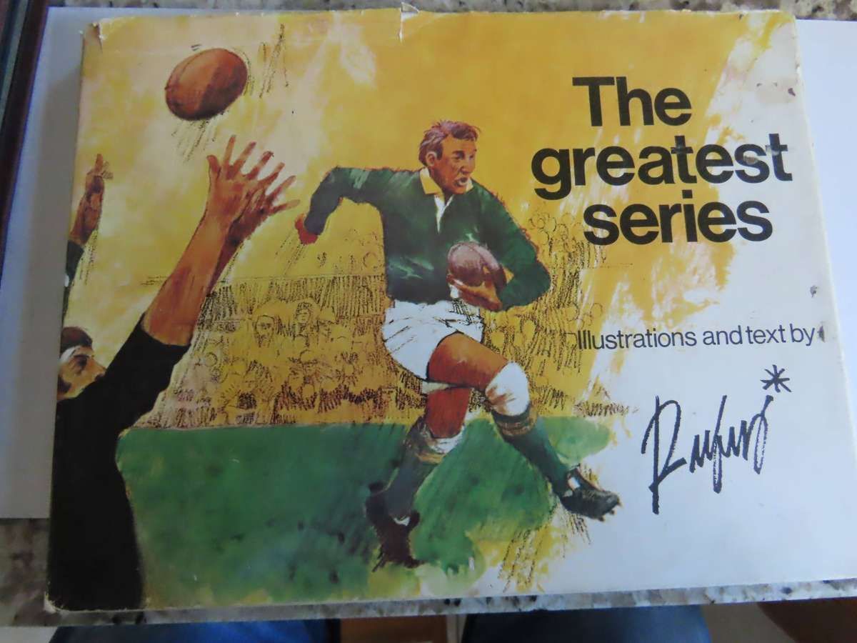 Rugby - The Greatest Series - South Africa vs New Zealand 1970 - HardBack with Dust Wrapper