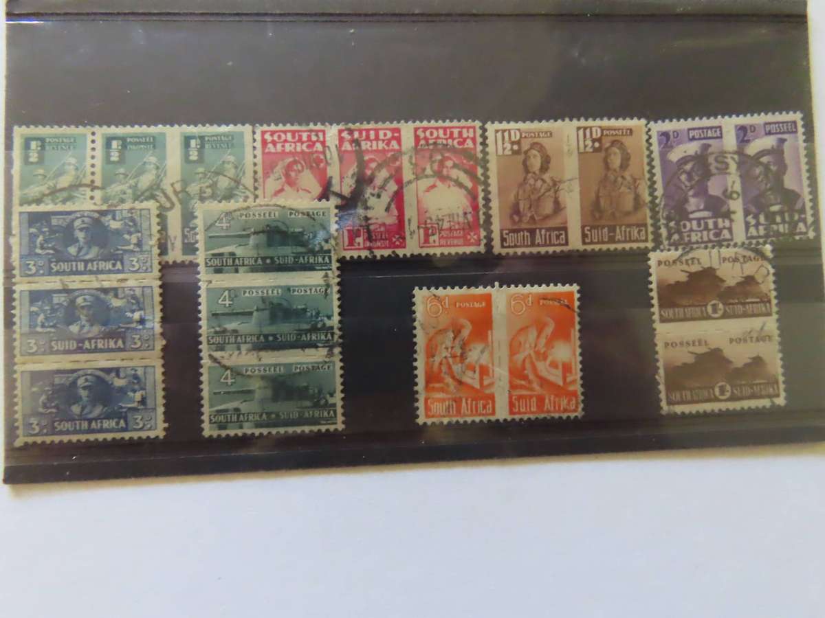 South Africa - 1942-1944 War Effort Reduced Size Used Set 8