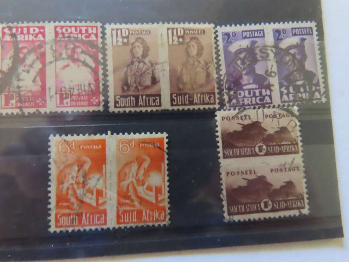 South Africa - 1942-1944 War Effort Reduced Size Used Set 8