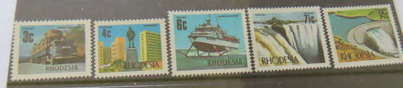 Rhodesia - 1973 Additional Values MNH