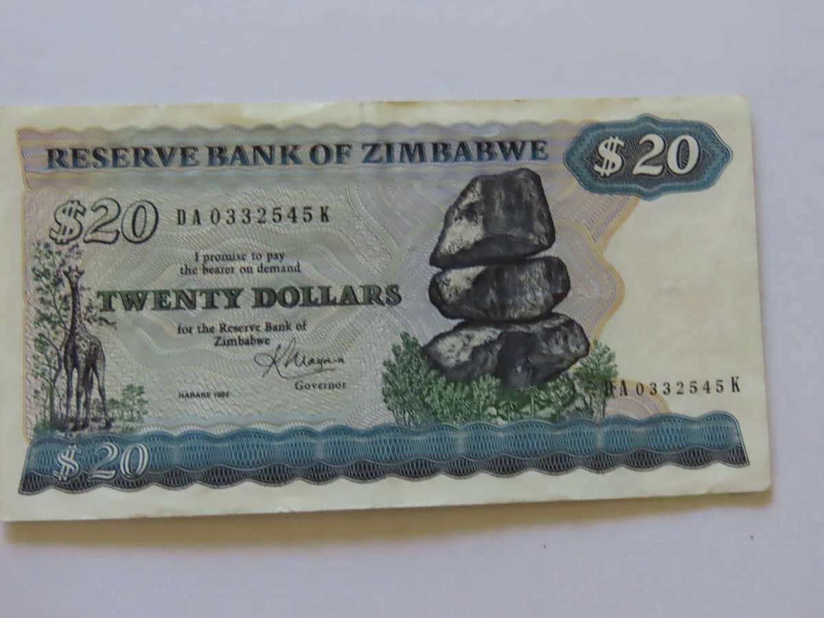 Zimbabwe - First Series 1983 Issue Notes $2, $5, $10 and $20 - K.Moyana Governor