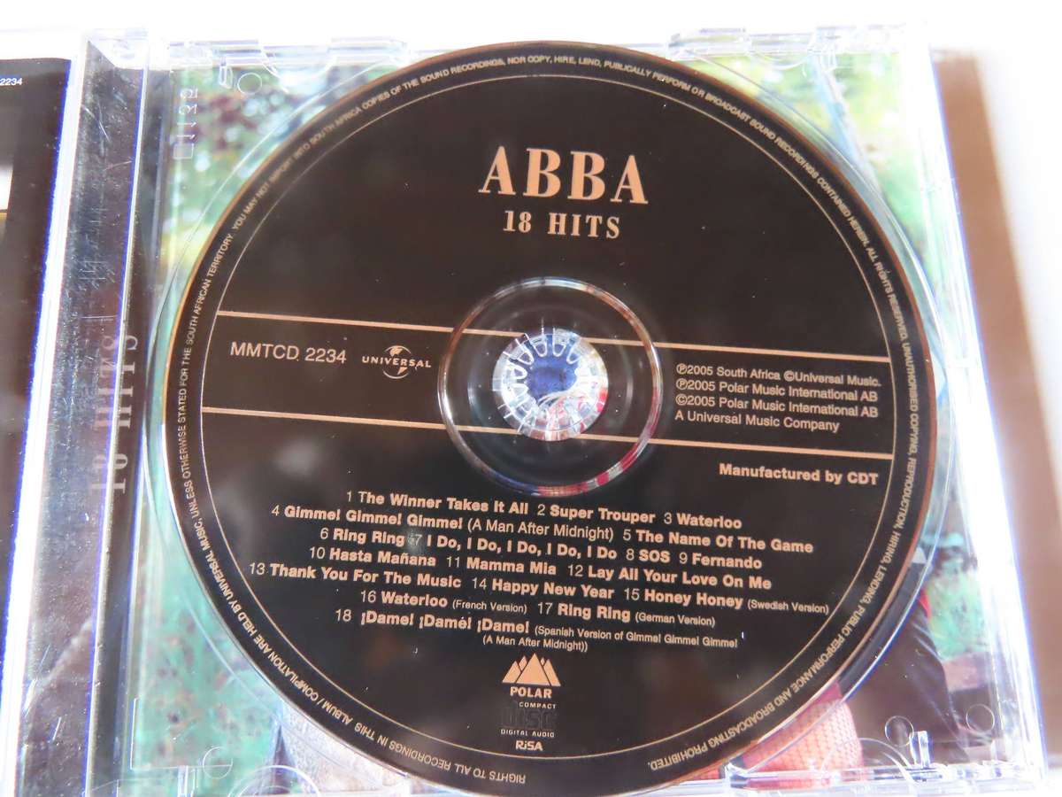 CD - Abba - 18 Hits