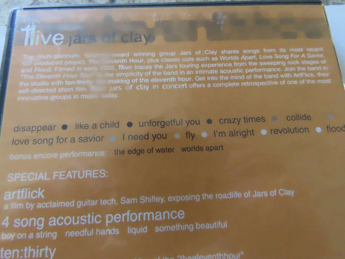 DVD - 11ive -Jars of Clay in Concert
