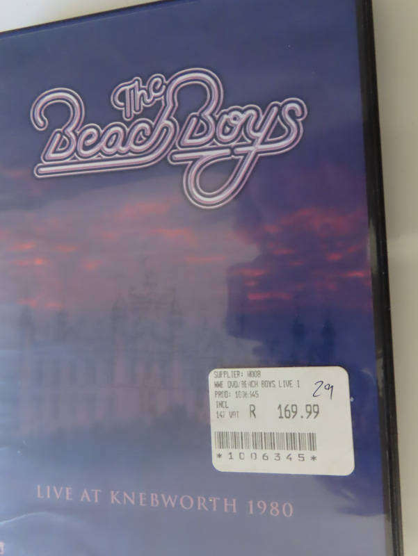 DVD - The Beach Boys - Live at Knebworth 1980