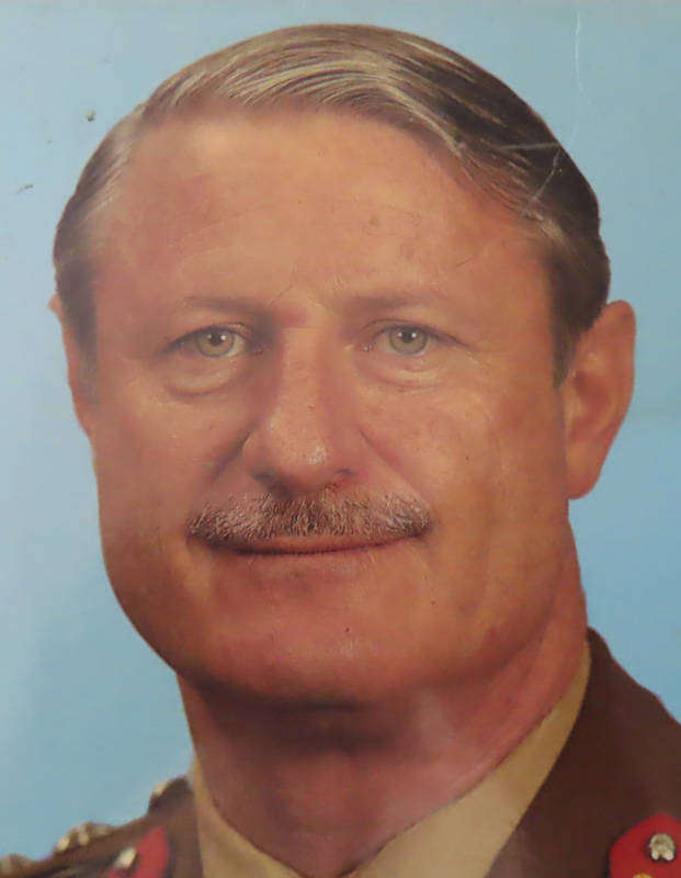 South Africa -Colour Photograph of Lieutenant General Geldenhuys Chief of SA Defence Force 1985-1990