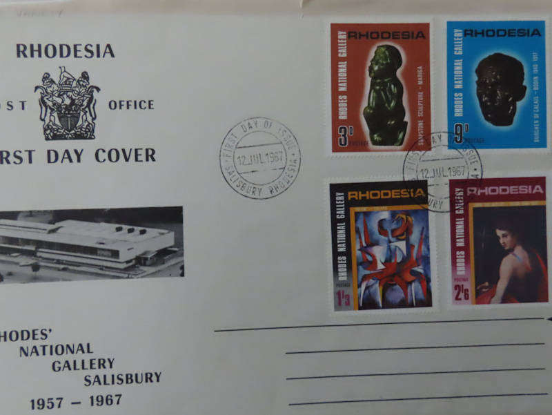 Rhodesia -3 Different FDC'S - 1965 ITU , 1967 Rhodes Gallery , 1972 Xmas