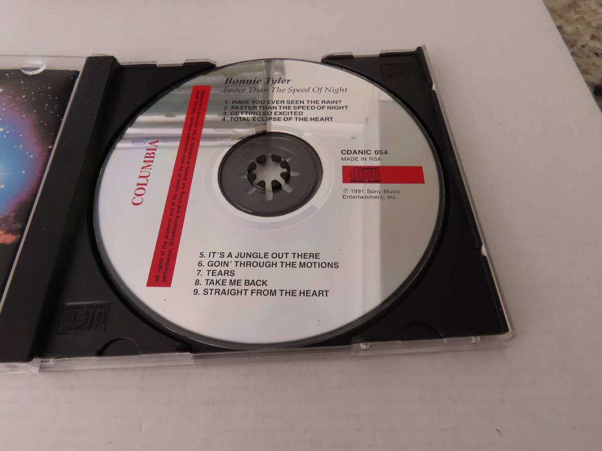 CD - Bonnie Tyler - Faster Than the Speed of Night