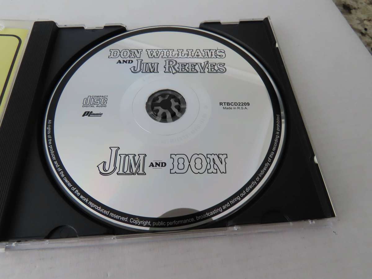 CD - Don Williams and Jim Reeves - Jim and Don