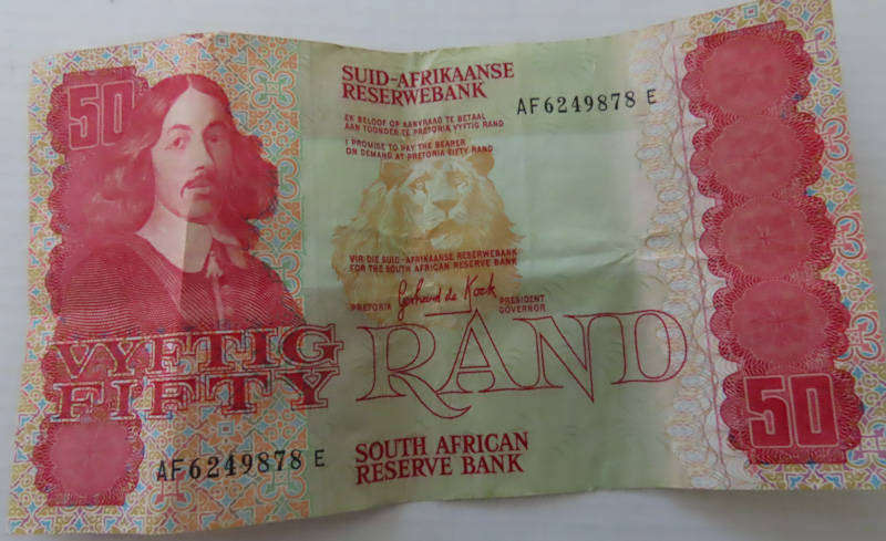 South Africa - Gerhardt De Kock - R50