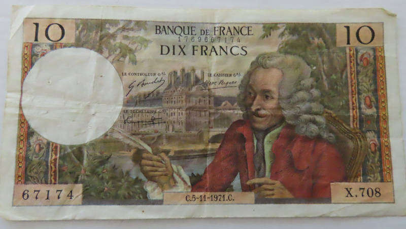 France - Banque de France - 10 Francs - 1971