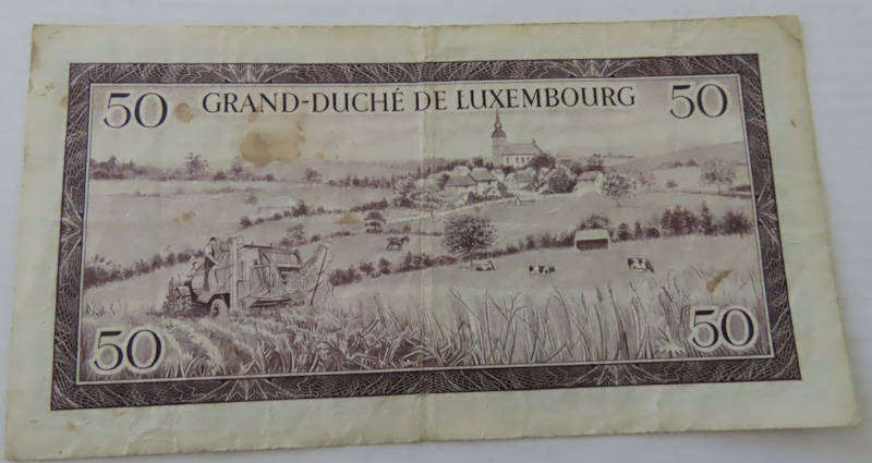 Luxembourg - Grande- Duche de Luxembourg - 50 Francs 1961