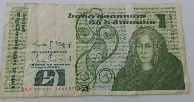 Ireland - Republic of Ireland - One Pound Note