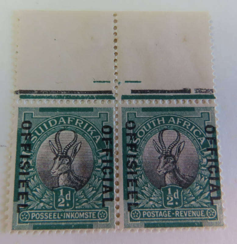 South Africa - Union of South Africa - 1/2d Official Pictorial - Stamps Mint # O11a