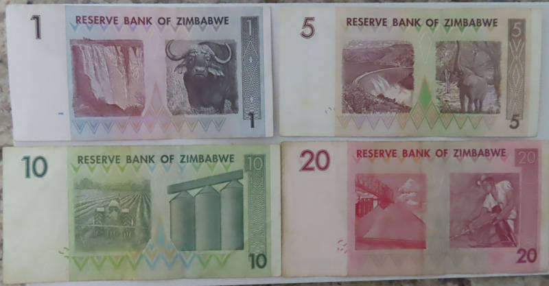 Zimbabwe - Reserve Bank of Zimbabwe - 2007-2008 - Part Set