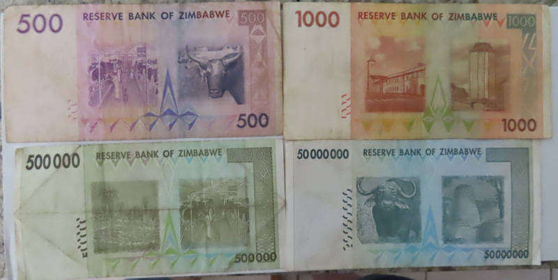 Zimbabwe - Reserve Bank of Zimbabwe - 2007-2008 - Part Set