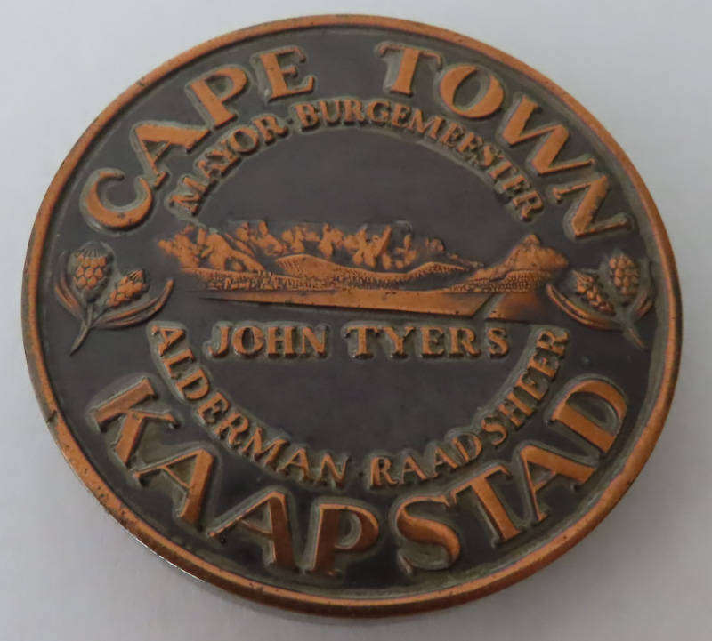 Paperweight - Bronze - Cape Town Alderman John Tyers Paperweight