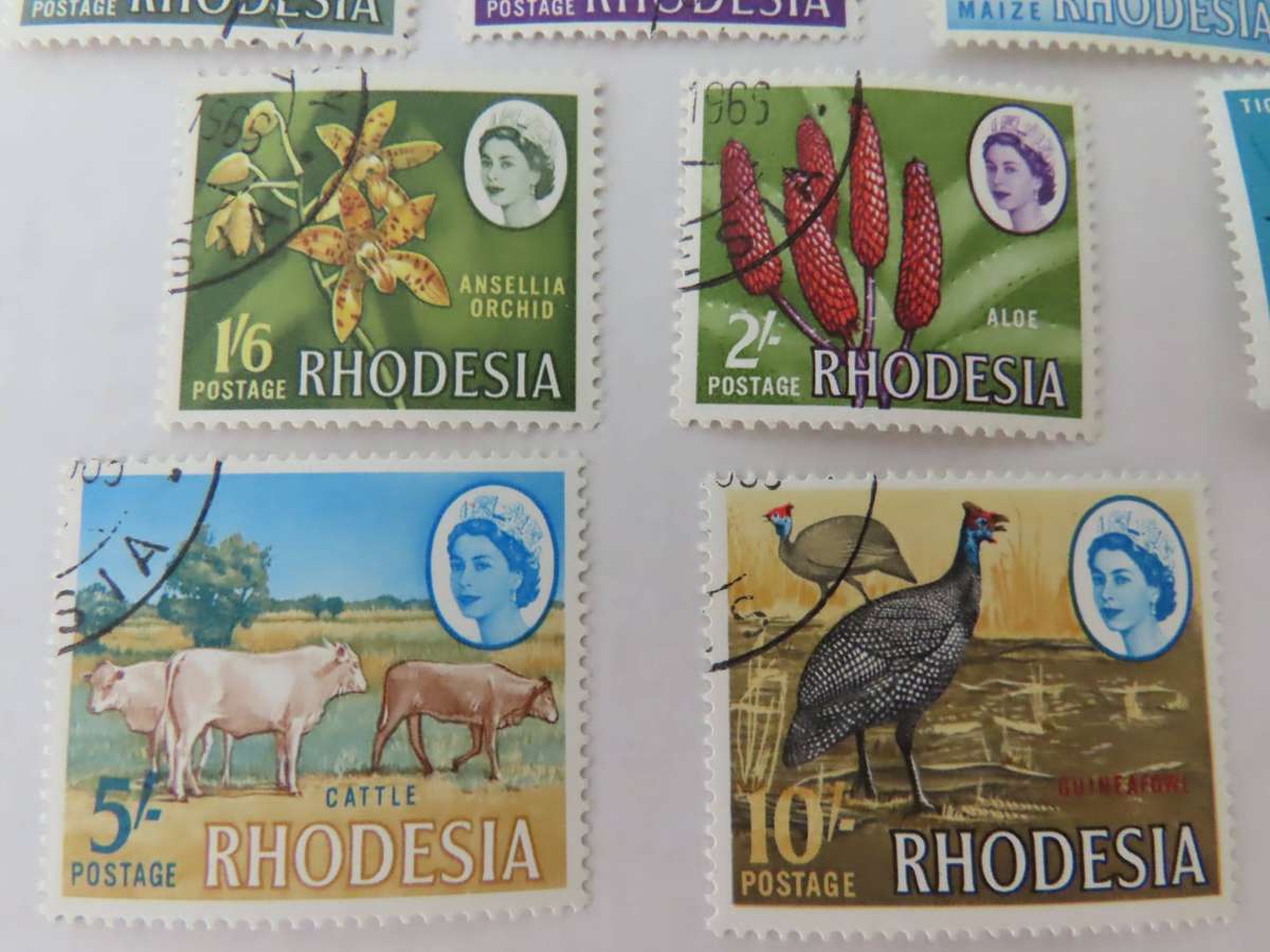 Rhodesia - Harrison Definitive Printing  Complete Set Used
