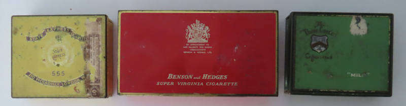 Vintage Cigarette Tins - 5 Different # 1