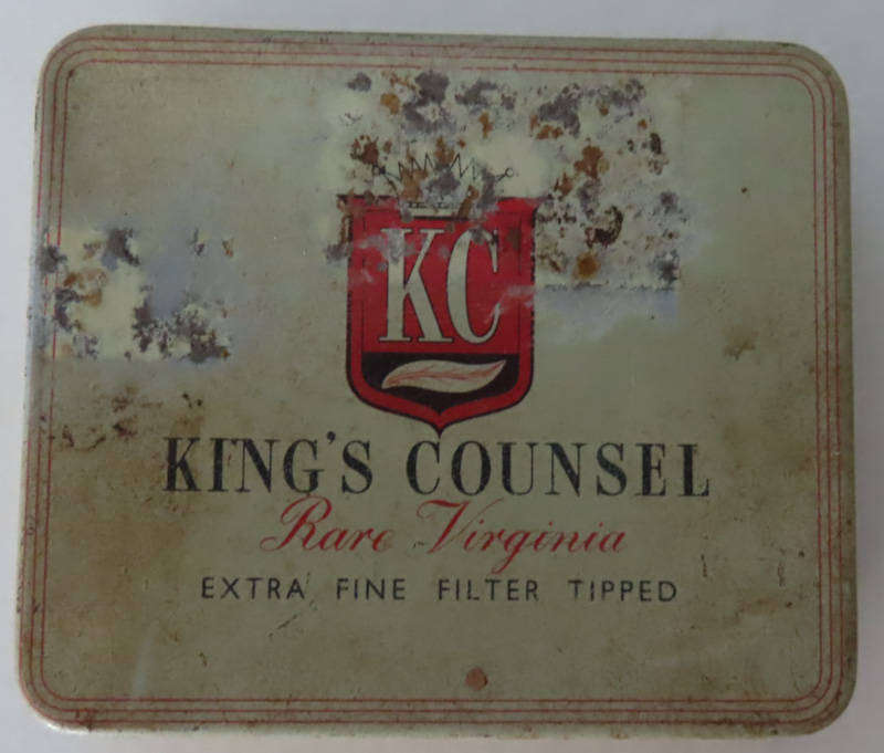 Vintage Cigarette Tins - 5 Different # 2