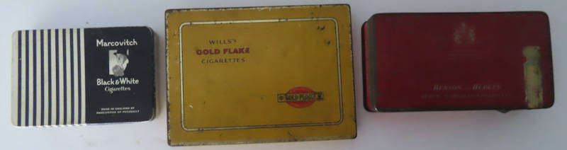 Vintage Cigarette Tins - 5 Different # 3